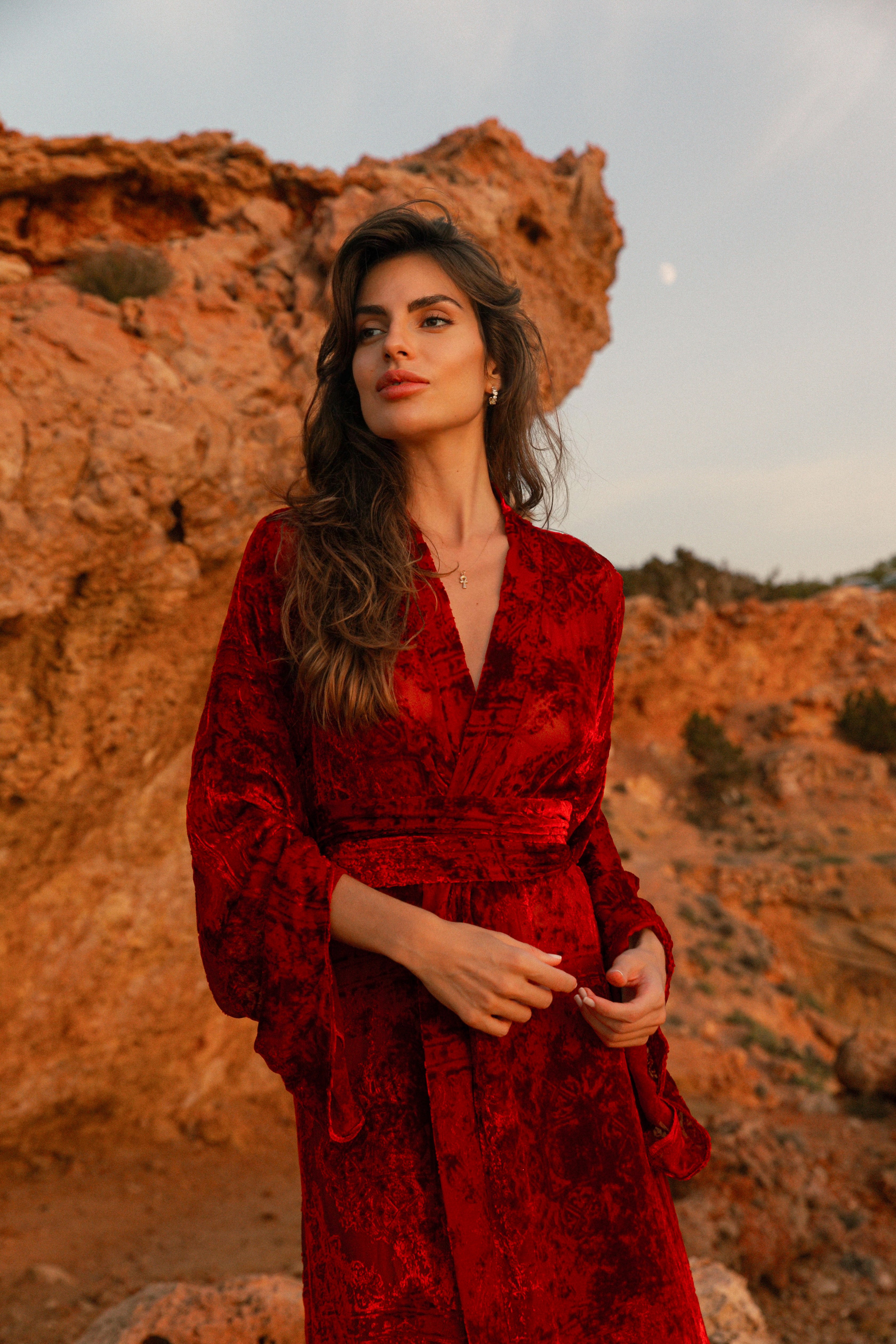 Geisha Code Kimono in Red