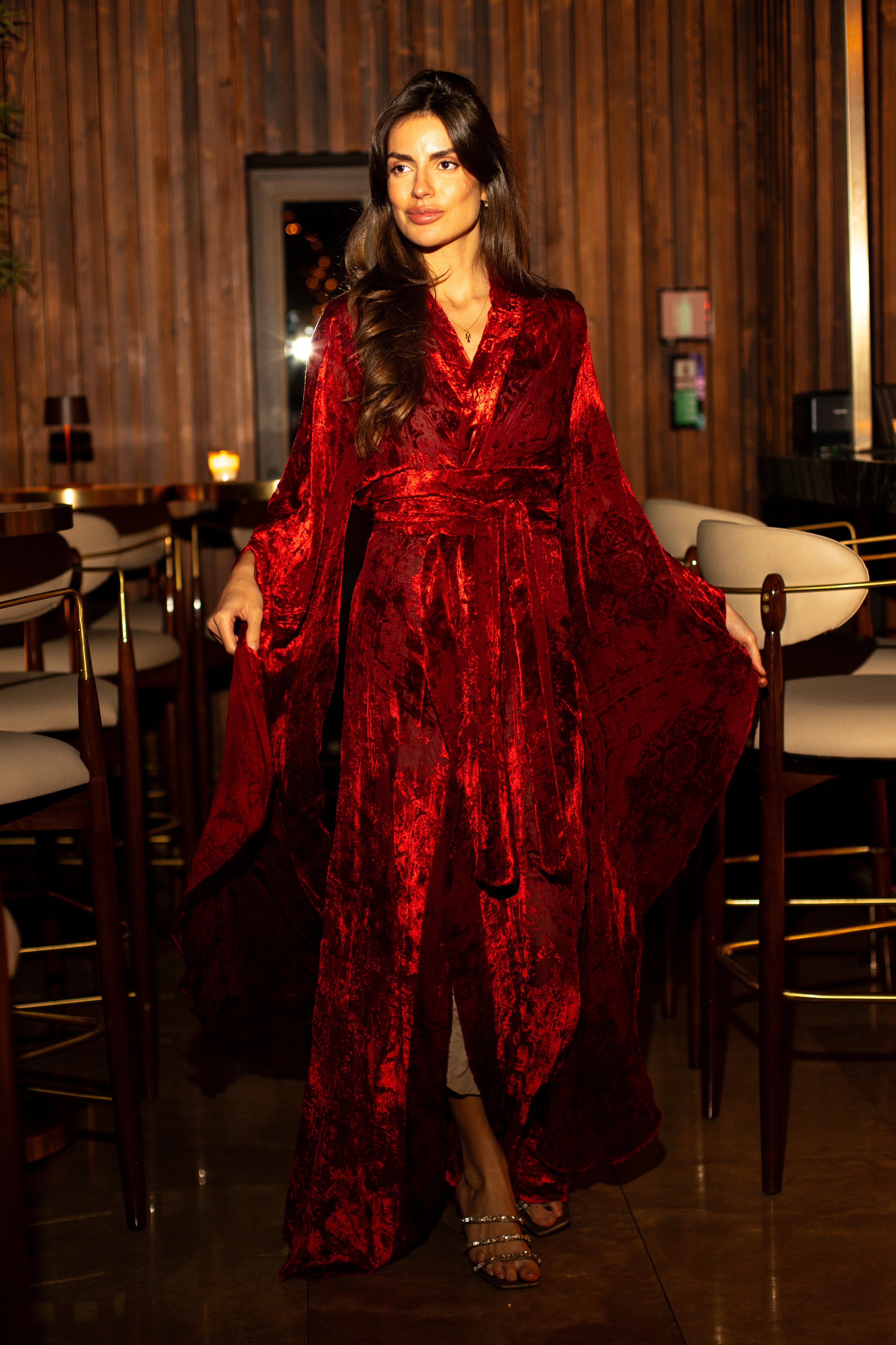 Geisha Code Kimono in Red