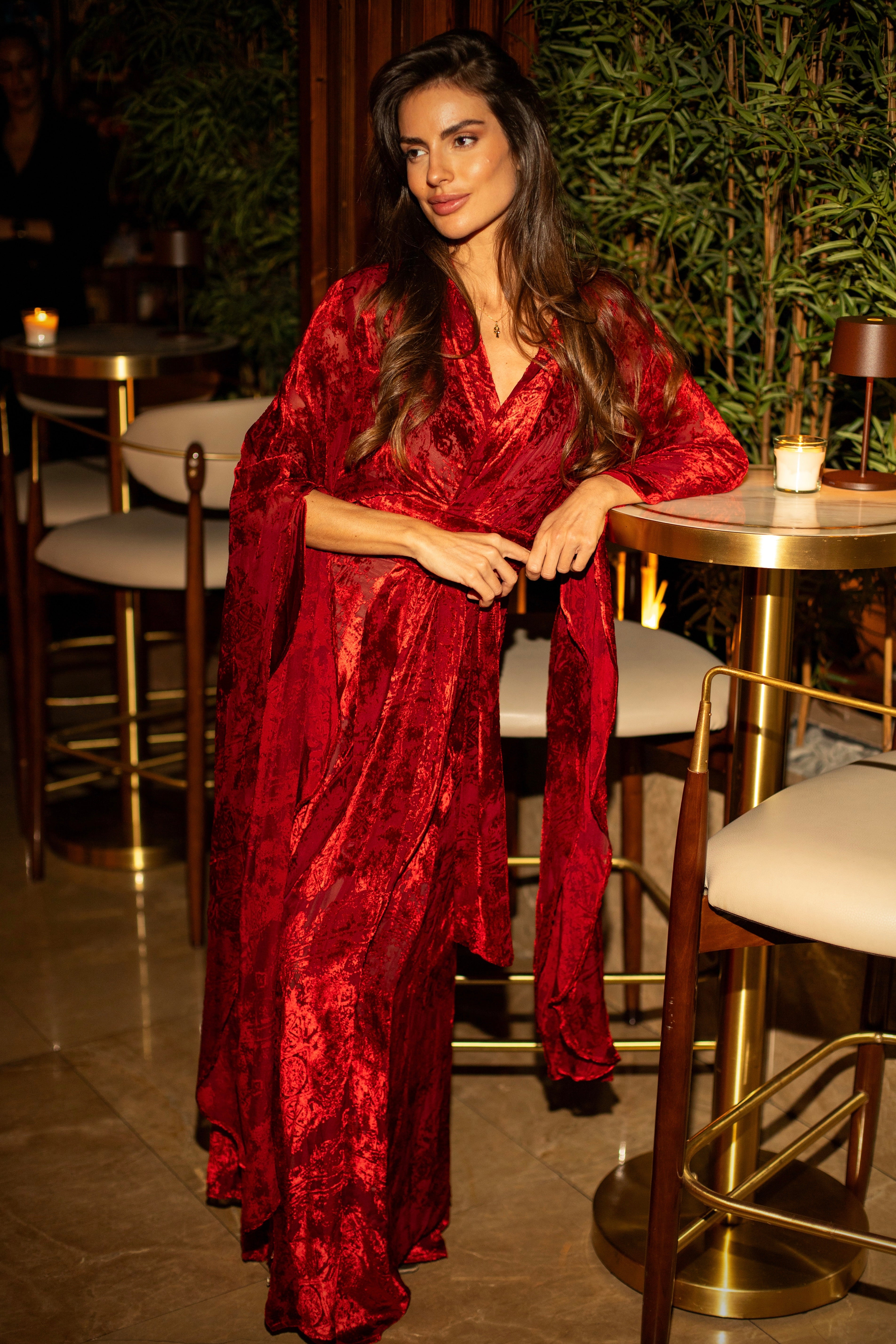 Geisha Code Kimono in Red