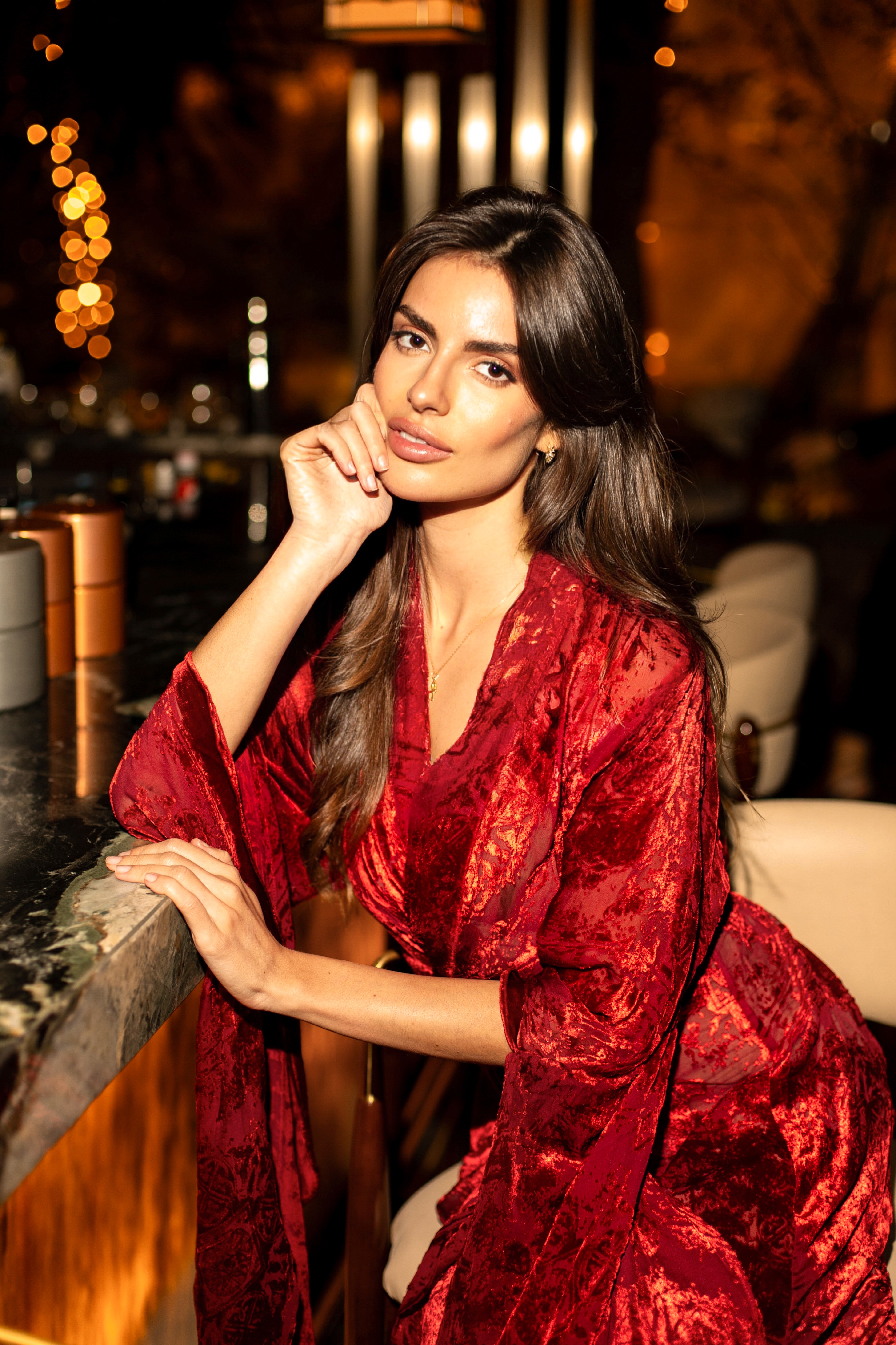 Geisha Code Kimono in Red